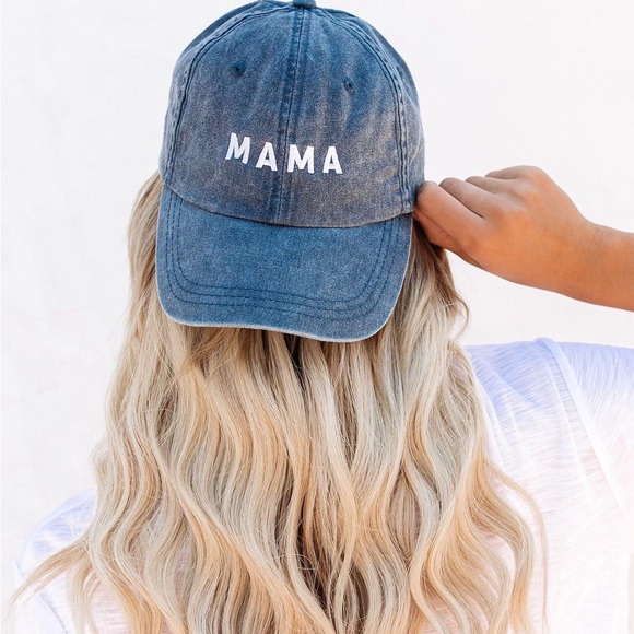 NWOT SPORTSMAN MAMA BASEBALL HATS🧢 X✌️- WASHED BLACK🖤/NAVY💙, OS, BNWOT✨➰💲Per 🧢✨✨ - Picture 2 of 14